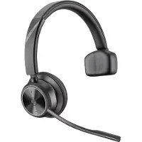 Poly Savi 7310 UC DECT 1880-1900 MHz Monaurales, für Microsoft Teams es Top, Schwarz
