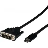 EFB Elektronik USB3.2 Adapterkabel DVI-D,C-Stecker-DVI-D Stecker