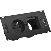 Bachmann DUE 1xUTE 1xCM, incl. Anschlukabel GST18, schwarz, 0,2 m