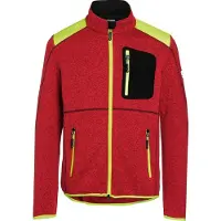 Kübler Forest Strickjacke light rot/warngelb Gr. M