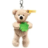 Steiff Schlüsselanhänger Teddybär Fynn mit Kleeblatt 12 cm