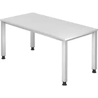 Hjh OFFICE PRO QUEO 16 S - Weiß 160 x 80 höhenverstellbar