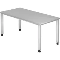 Hjh OFFICE PRO QUEO 16 S - Grau 160 x 80 höhenverstellbar