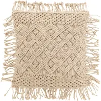 J-Line Kissen COUSSIN COSY LOS COT BEIGE (45x45x1cm) herren