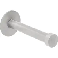 Alles im griff Mantelhaken Pirwa 1 mit Platte ø 30 mm, Tiefe 72 mm, Edelstahl gebürstet