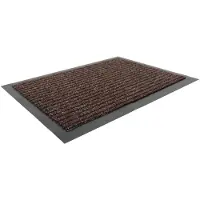 Primaflor-ideen In Textil Fußmatte "OSLO", rechteckig, 8 mm Höhe, Schmutzfangmatte, gestreift, meliert, rutschhemmend, waschbar