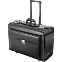 Alassio Trolley/Pilotenkoffer SILVANA, Rindsleder