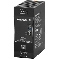 Weidmuller PRO BAS 240W 24V 10A, 240 W, 230 V, 45 - 65 Hz, 10 A, Schwarz, Status