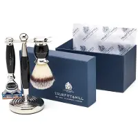 Truefitt & Hill Edwardian Shaving Set - Blue Opal - Gillette Fusion