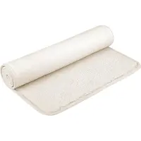 Yogistar Yogamatte Schurwolle natur 75 cm X 180 cm, umsäumt