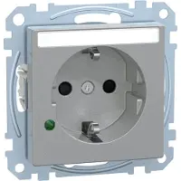 Merten Steckdose System M Aluminium MEG2305-0460 (MEG2305-0460)