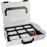 Wago 887-934 1x Klemmensortiment, L-Boxx 102, transp. Deckel, Serie 221 m. Durchgangsverbinder