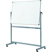 MAUL Wende-Whiteboard Revolve, mobil, emailliert, 1000 x 1200 mm