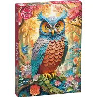 CherryPazzi Puzzle 1000 Elemente. Gesteppte Eule 30776