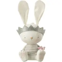 J-Line Spardose "Hase" in Weiß/ Grau - (H)29 x Ø 18 cm - onesize