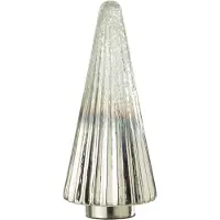 J-Line Dekofigur in Transparent/ Silber - (B)14 x (H)36 x (T)14 cm - onesize