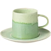 J-Line 4er-Set: Kaffeetassen in Grün - (H)8,5 cm - onesize