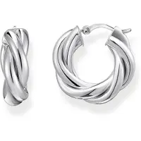 Thomas Sabo CR742-001-21 Damen-Creolen Gedreht Silber