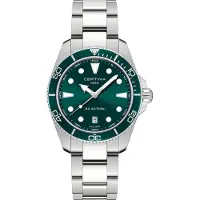 Certina C0484101109100 Taucheruhr Quarz DS Action Stahl/Grün 30 bar