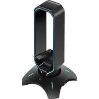 Sandberg 3in1 USB 3.0 Hub Bungee Stand, USB 3.2 Gen 1 (3.1 Gen 1) Micro-B, USB 3.2 Gen 1 (3.1 Gen 1) Type-A, 5000 Mbit/s, Schwarz, 1 m, 150 mm