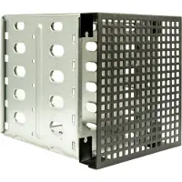 Inter-Tech ER-5255-1, PSU-Abdeckung, Stahl, Schwarz, 1 Stück(e), 605 g