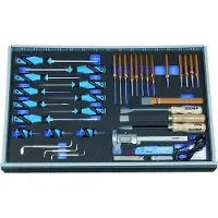 Gedore 2005 CT4-2160-119 Werkzeugsortiment in Check-Tool-Modul 36-teilig, 2016435