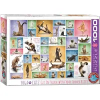 Sonstige Verlage Yoga Cats. Puzzle 1000 Teile