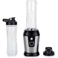 Wilfa Blend 2GO, Tischplatten-Mixer, 0,6 l, 500 W, Schwarz, Transparent, Silber