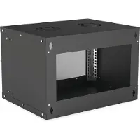 Intellinet Wandverteiler 19" 6 HE 540x400 Flatpack schwarz