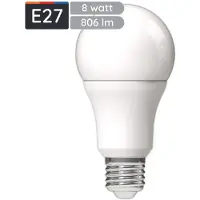 Avide LED-Lampe E27 8W 3000K WW 806lm