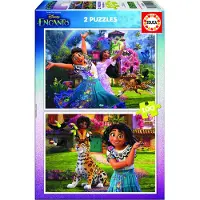 Educa Puzzle, 2 x 100 Teile, Encanto, Disney, 19201