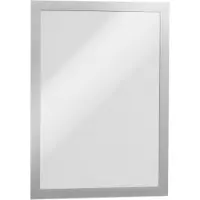 Durable Inforahmen Duraframe, DIN A4, 10 Stück, silber