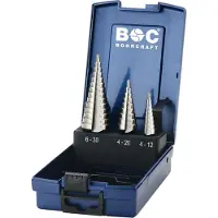 Bohrcraft Stufenbohrer 3 Einheiten