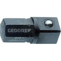 Gedore 673 K Einsatz-Halter kurz 1/4" 6-kant - 1/4" 4-kant