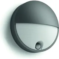 Philips myGarden Capricorn Wandleuchte, 5,5W, Wandbeleuchtung für den Außenbereich, Anthrazit, Aluminium, IP44, II, Oberfläche