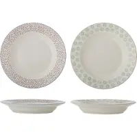 Bloomingville Blooming Ville Patrizia Pasta Bord | Grün | Steinzeug | 82049931