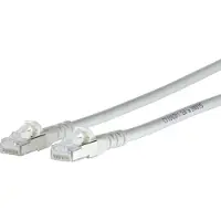 BTR NETCOM Cat6A, 15m, 15 m, Cat6a, RJ-45, RJ-45, Weiß