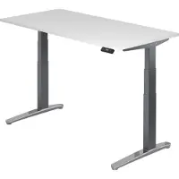 Hjh OFFICE PRO XBHM 16 GC - Weiß 160 x 80 elektrisch höhenverstellbar