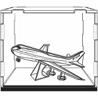Metal Earth Plexiglasvitrine (12,7x10,1x10,1 cm)