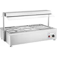 Royal Catering Freistehender 6 x GN 150mm 55L Trockenbainheater ohne Wasser