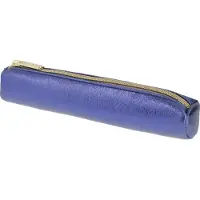 Herlitz 50039081, Weiches Federmäppchen, Kunstleder (PU), Blau, Einfarbig, Reißverschluss, Uni
