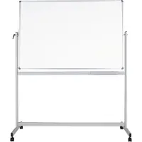 MAUL Mobiles Whiteboard MAULstandard, emailliert, 900 x 1200 mm