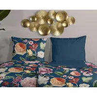 Descanso Duvet cover 135x200 + 1* 80x80 cm - flowers