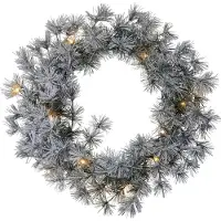 Sirius Home LED-Kranz Alfi, Grün mit Schnee, Ø 45 cm