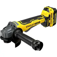 Stanley Sfmcg700m2k-qw 2x4ah 125 Mm V20 Charger Winkelschleifer