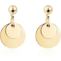 Ailoria Paar Ohrhänger "Ohrringe AURORE", gold, Ohrringe, Damen, Edelstahl, Paar Ohrhänger
