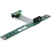 DeLOCK Riser Karte PCI Express x1, Riser Card, (mit flexiblem Kabel 7