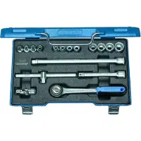 Gedore D 30 GMU-3 Steckschlüssel-Satz 3/8" 17-teilig UD-Profil 6-19 mm, 6240200