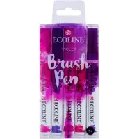 Ecoline Aquarellstift Brush Pen Violet 5 Stck