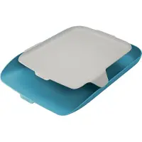 Leitz Briefkorb mit Organizer Cosy, für A4-Dokumente, stapelbar, blau